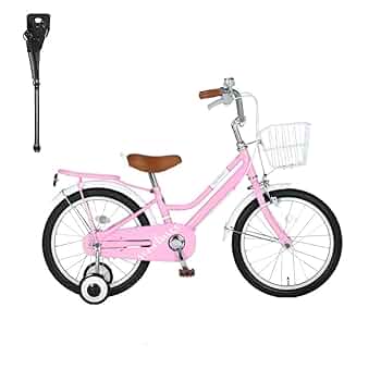 18インチ　ピンク 幼児用自転車 ピンク　黒　補助輪あり　説明書あり 18インチ ピンク 幼児用自転車 ピンク 黒 補助輪あり 説明書あり